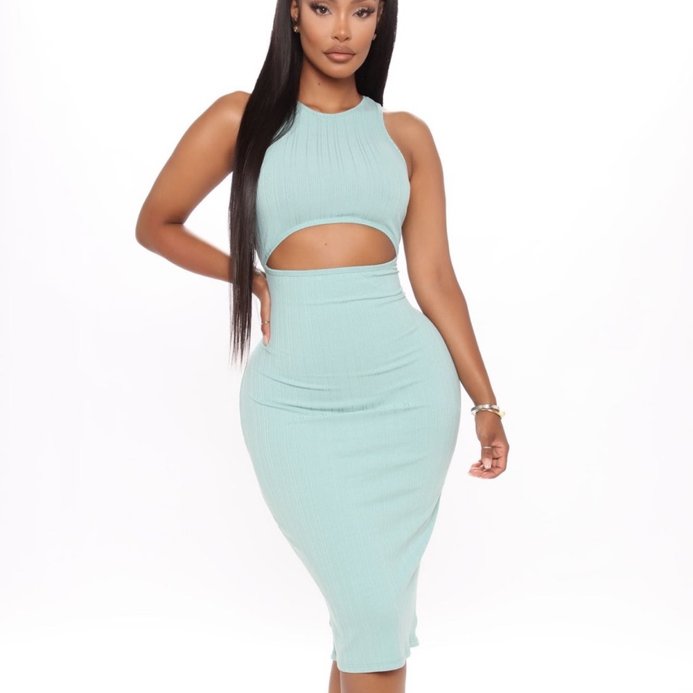 Best of Me Midi Dress- Mint